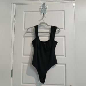 Forever 21 Women's Black Bodysuit